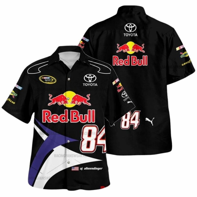 Aj Allmendinger Nascar Racing 2008 Uniform Hawaiian Shirt 1