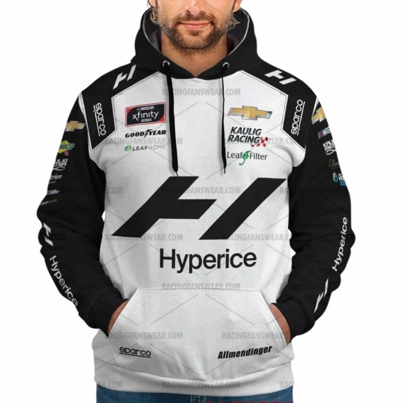 Aj Allmendinger Nascar Racing 2021 Hyperice Uniform 3D Hoodie 1
