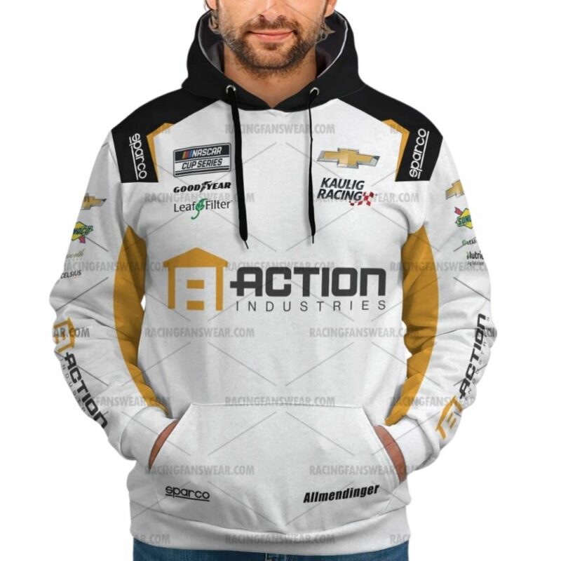 Aj Allmendinger Nascar Racing 2023 Action Industries Uniform 3D Hoodie 1