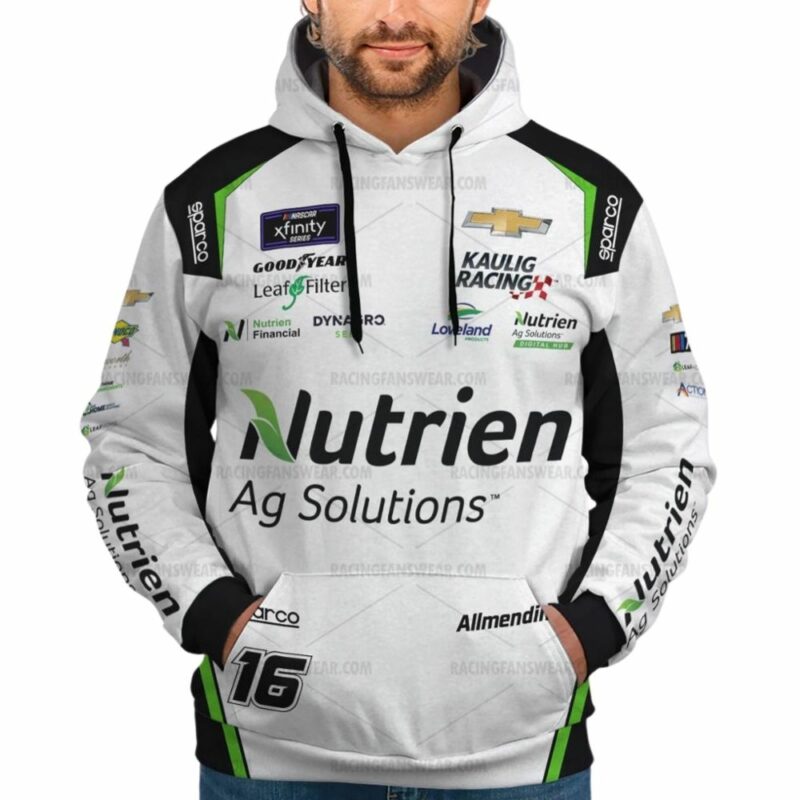 Aj Allmendinger Nascar Racing 2023 Nutrien Ag Solution Uniform 3D Hoodie 1