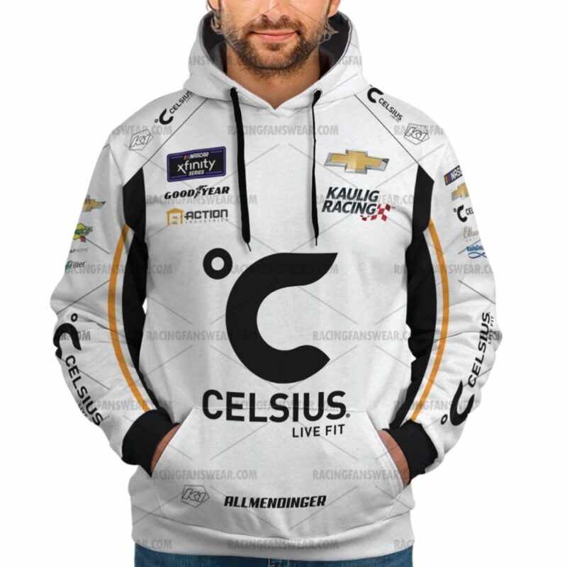 Aj Allmendinger Nascar Racing 2024 Kaulig Racing Celsius Uniform 3D Hoodie 1