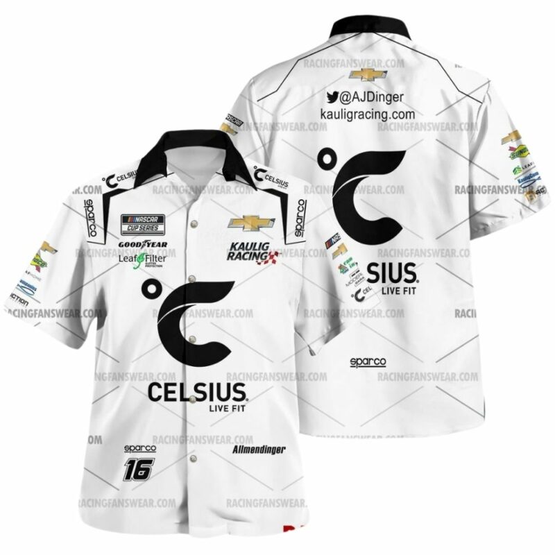 Aj Allmendinger Nascar Racing 2025 Uniform Hawaiian Shirt 1