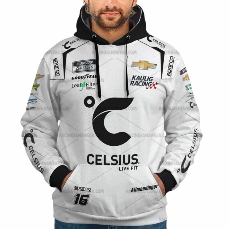Aj Allmendinger Nascar Racing Celsius Live Fit 2025 Uniform 3D Hoodie 1