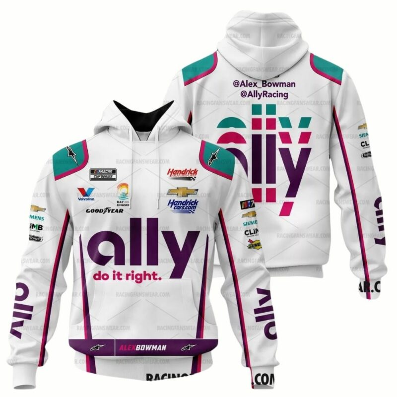 Alex Bowman 2023 Ally Racing Uniform 3D Hoodie 1