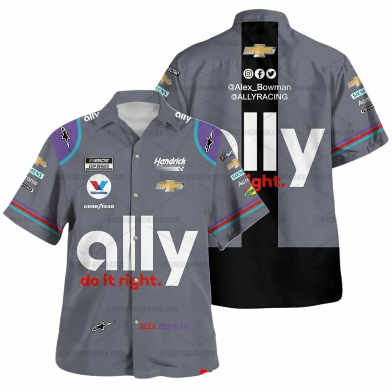 Alex Bowman Nascar 2022 Ally Do It Right Racing Hawaiian Shirt 1