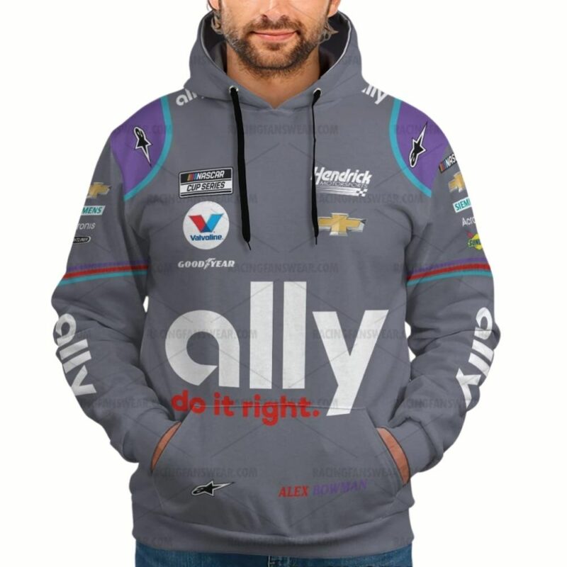 Alex Bowman Nascar All Do It Right Racing 2022 Uniform 3D Hoodie 1