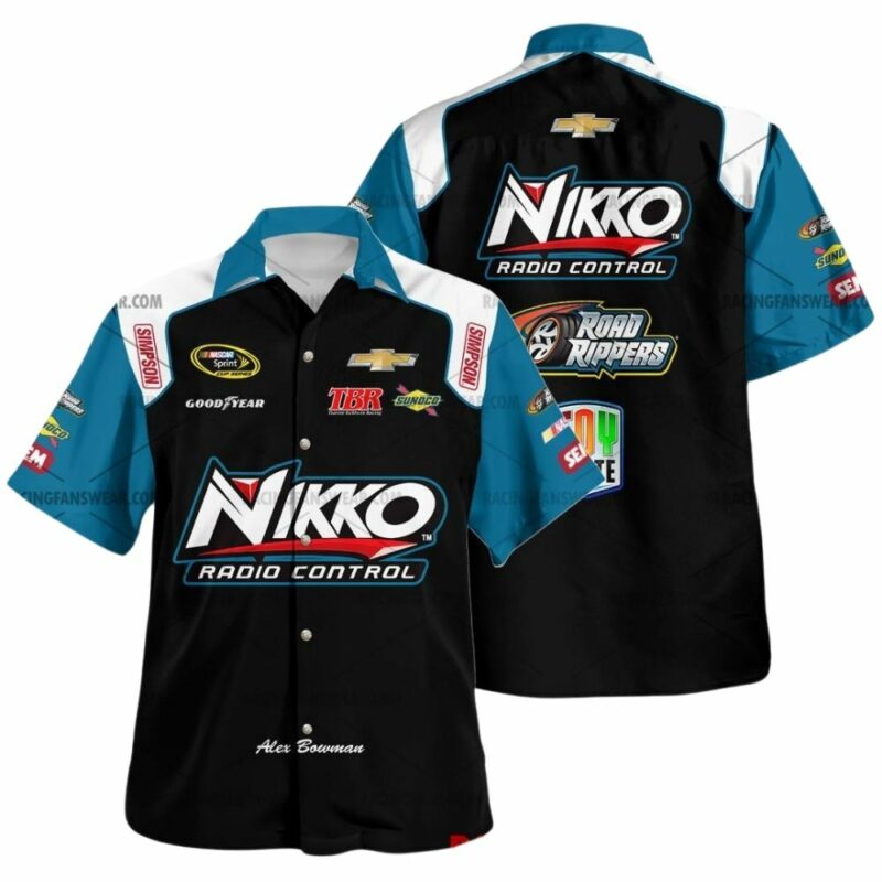 Alex Bowman Nascar Nikko Radio Control Racing 2015 Uniform Hawaiian Shirt 1