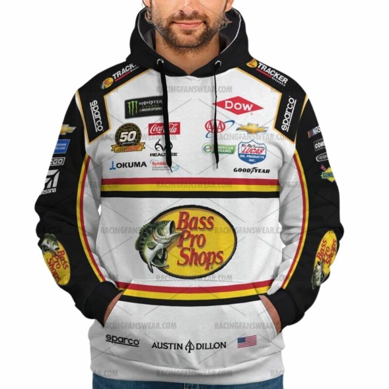 Austin Dillion Nascar Racing 2019 Bass Pro Shops Uniform 3D Hoodie 1