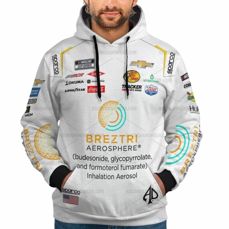 Austin Dillon Nascar 2022 Racing Breztri Aerosphere Uniform 3D Hoodie 1