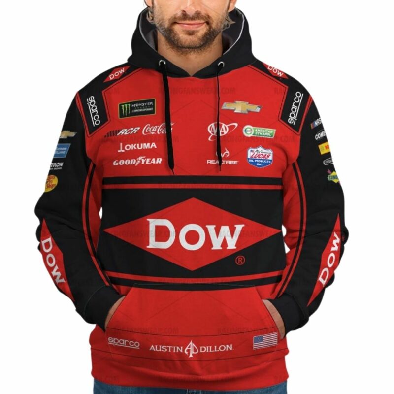 Austin Dillon Nascar Racing 2018 Uniform 3D Hoodie 1