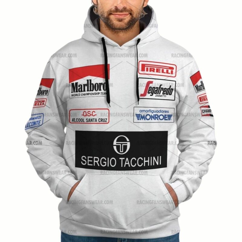 Ayrton Senna Formula One Racing 1984 Marlboro Sergio Tacchini Uniform 1