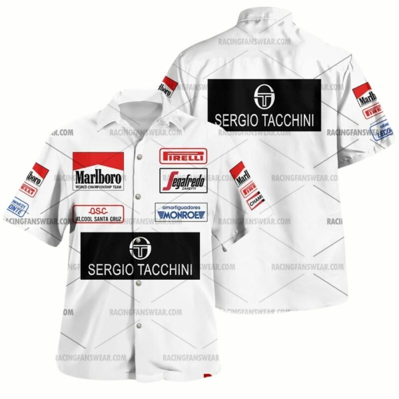 Ayrton Senna Formula One Racing 1984 Sergio Tacchini Uniform 1