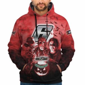 Brad Keselowski 6 Nascar Racing With Friends Horror Halloween All Over Print Hoodie