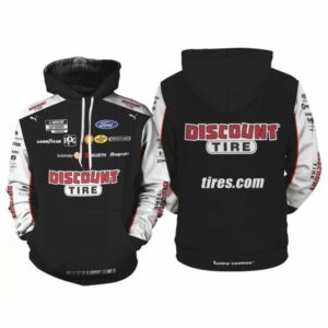 Brad Keselowski Nascar 2022 Discount Tire Racing Uniform All Over Print Hoodie