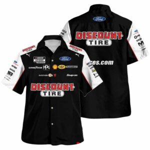 Brad Keselowski Nascar 2022 Racing Discount Tire Uniform Hawaiian Shirt