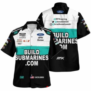 Brad Keselowski Nascar Build Submarines 2023 Racing Uniform Hawaiian Shirt
