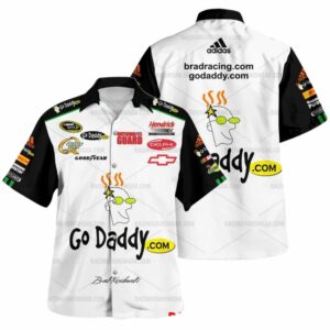 Brad Keselowski Nascar Go Daddy Racing Uniform Hawaiian Shirt