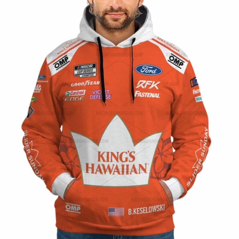 Brad Keselowski Nascar Racing 2023 Uniform 3D Hoodie 1