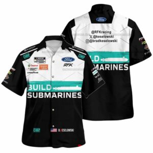 Brad Keselowski Nascar Racing Build Submarines 2025 Uniform Hawaiian Shirt