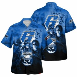 Brad Keselowski Nascar Racing Halloween Hawaiian Shirt