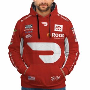 Bubba Wallace 45 Nascar McDonalds 2022 Racing All Over Print Hoodie