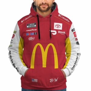 Bubba Wallace Nascar McDonalds 2021 Racing Uniform All Over Print Hoodie