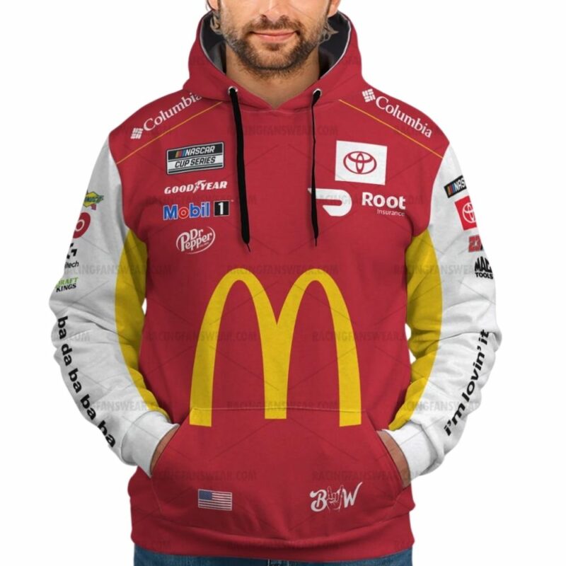 Bubba Wallace Nascar Mcdonalds 2021 Racing Uniform 3D Hoodie 1