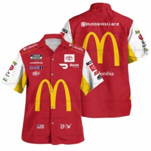 Bubba Wallace Nascar McDonalds 2021 Racing Uniform Hawaiian Shirt