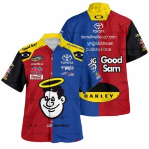 Bubba Wallace Nascar Racing Camping World Good Sam 2013 Uniform Hawaiian Shirt