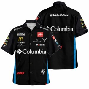 Bubba Wallace Nascar Racing Columbia 2024 Uniform Hawaiian Shirt