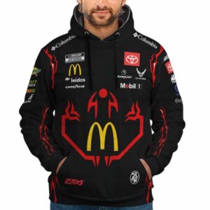 Bubba Wallace Nascar Racing McDonalds 2024 Uniform All Over Print Hoodie
