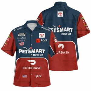 Bubba Wallace Nascar Racing Petsmart Now On Doordash 2021 Uniform Hawaiian Shirt