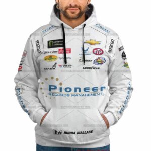 Bubba Wallace Nascar Racing Pioneer Records Management 2018 Uniform All Over Print Hoodie