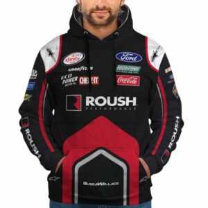 Bubba Wallace Nascar Racing Roush Performance 2016 Uniform All Over Print Hoodie
