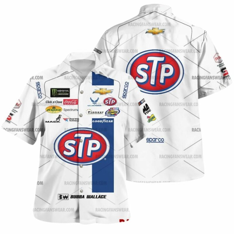 Bubba Wallace Nascar Racing Stp 2019 Uniform Hawaiian Shirt 1