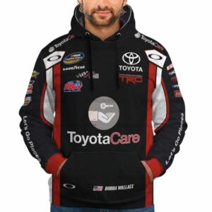 Bubba Wallace Nascar Racing ToyotaCare 2013 Uniform All Over Print Hoodie
