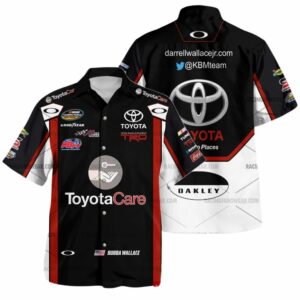 Bubba Wallace Nascar Racing ToyotaCare 2013 Uniform Hawaiian Shirt