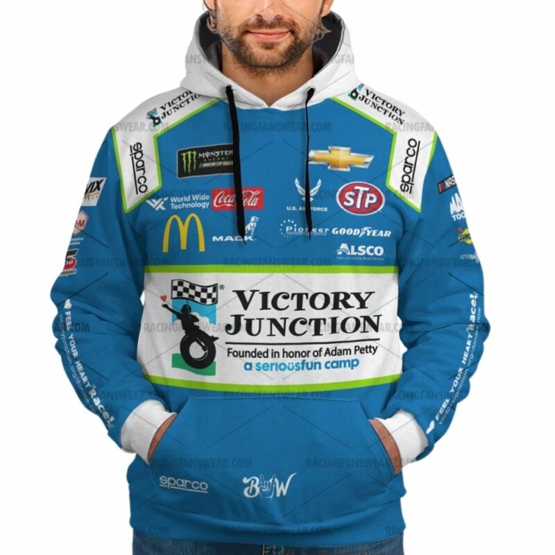 Bubba Wallace Nascar Racing Victory Junction 2019 Uniform 3D Hoodie 1