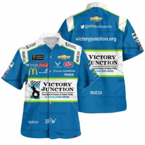 Bubba Wallace Nascar Racing Victory Junction 2019 Uniform Hawaiian Shirt