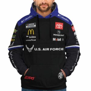 Bubba Wallace Nascar US Air Force Racing 2024 Uniform All Over Print Hoodie
