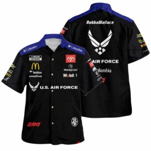 Bubba Wallace Nascar US Air Force Racing 2024 Uniform Hawaiian Shirt