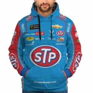 Bubba Wallace STP Nascar Racing 2018 Uniform All Over Print Hoodie