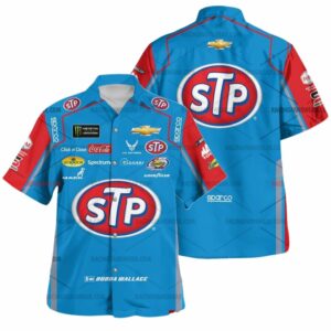Bubba Wallace STP Nascar Racing 2018 Uniform Hawaiian Shirt
