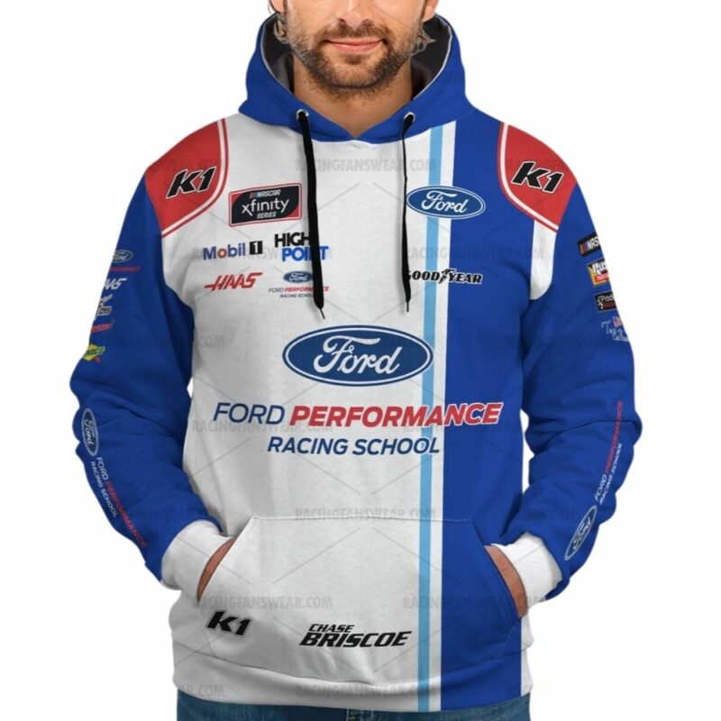 Chase Briscoe Ford Nascar Racing Uniform 3D Hoodie 1