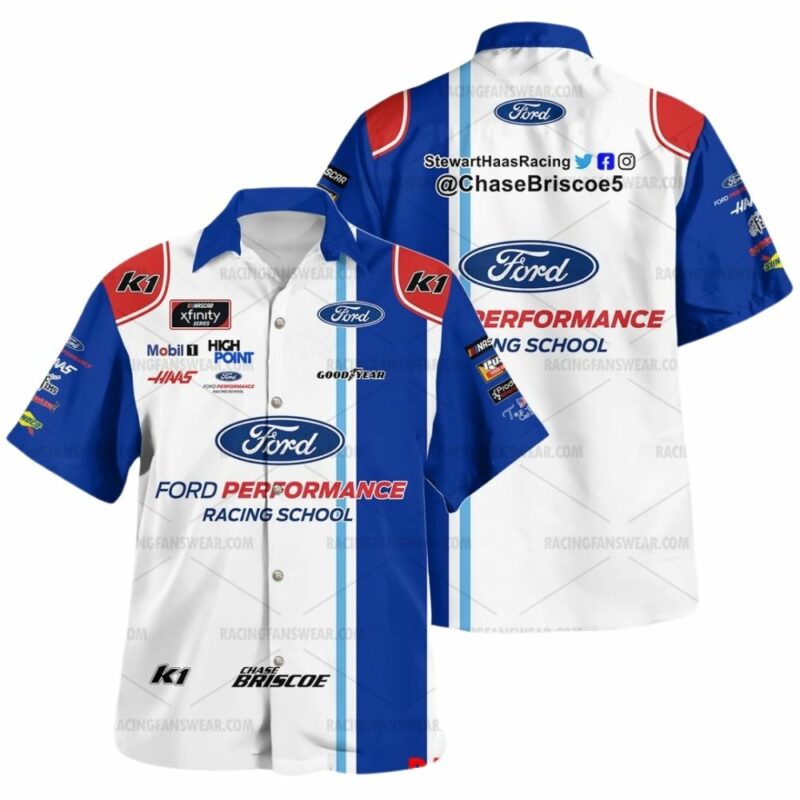 Chase Briscoe Ford Nascar Racing Uniform Hawaiian Shirt 1