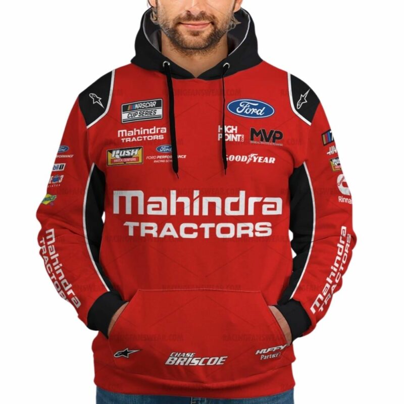 Chase Briscoe Mahindra Tractors Nascar 2023 Racing Uniform 3D Hoodie 1