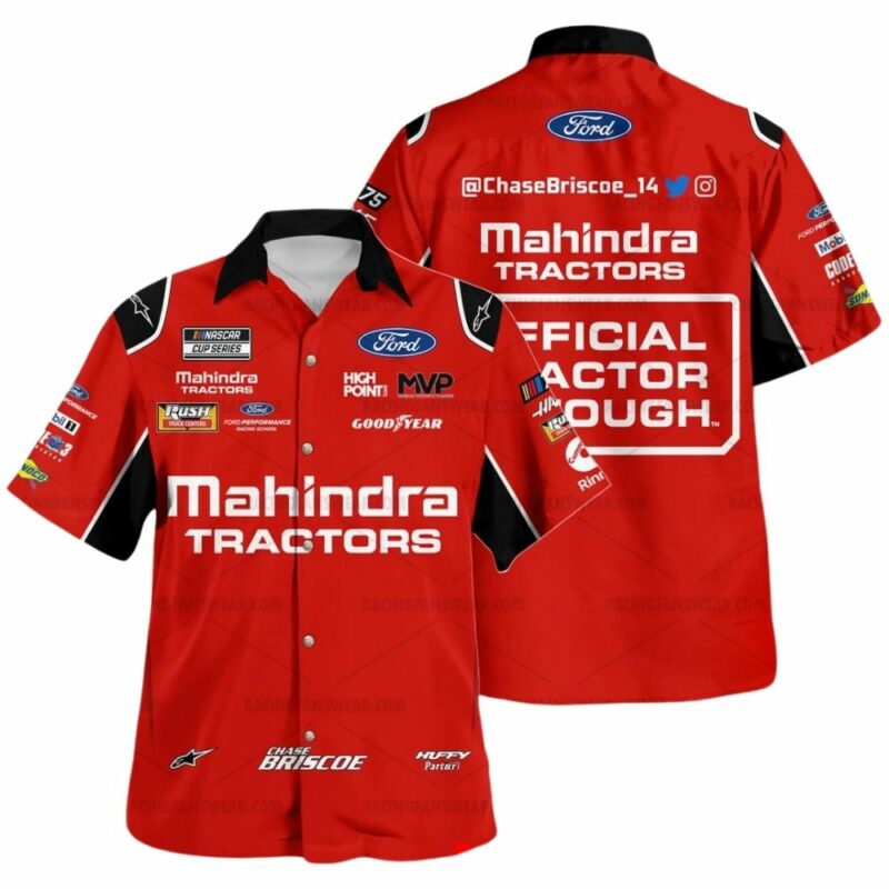 Chase Briscoe Mahindra Tractors Nascar 2023 Racing Uniform Hawaiian Shirt 1