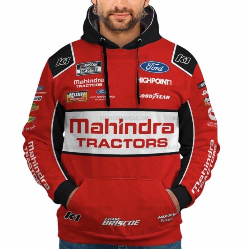Chase Briscoe Mahindra Tractors Nascar Racing 2022 Uniform 3D Hoodie 1