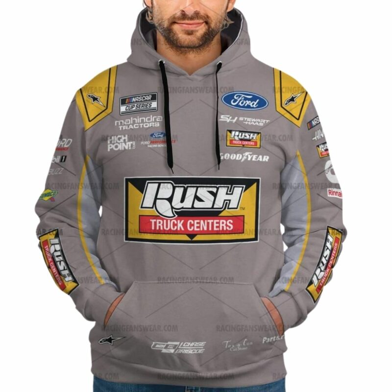 Chase Briscoe Rush Truck Centers Nascar Racing 2024 Uniform 3D Hoodie 1