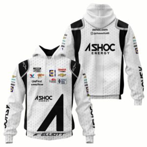 Chase Elliott 2022 ASHOC Sublimated Uniform All-over Print Hoodie